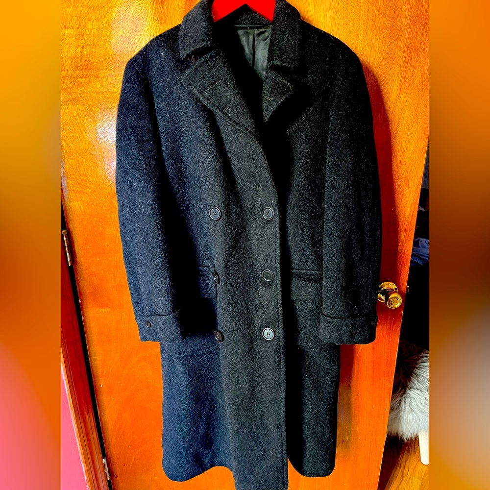 Vintage Maxi Wool Double Breasted Peacoat Cortland Fifth Avenue Clothes 40s-50s